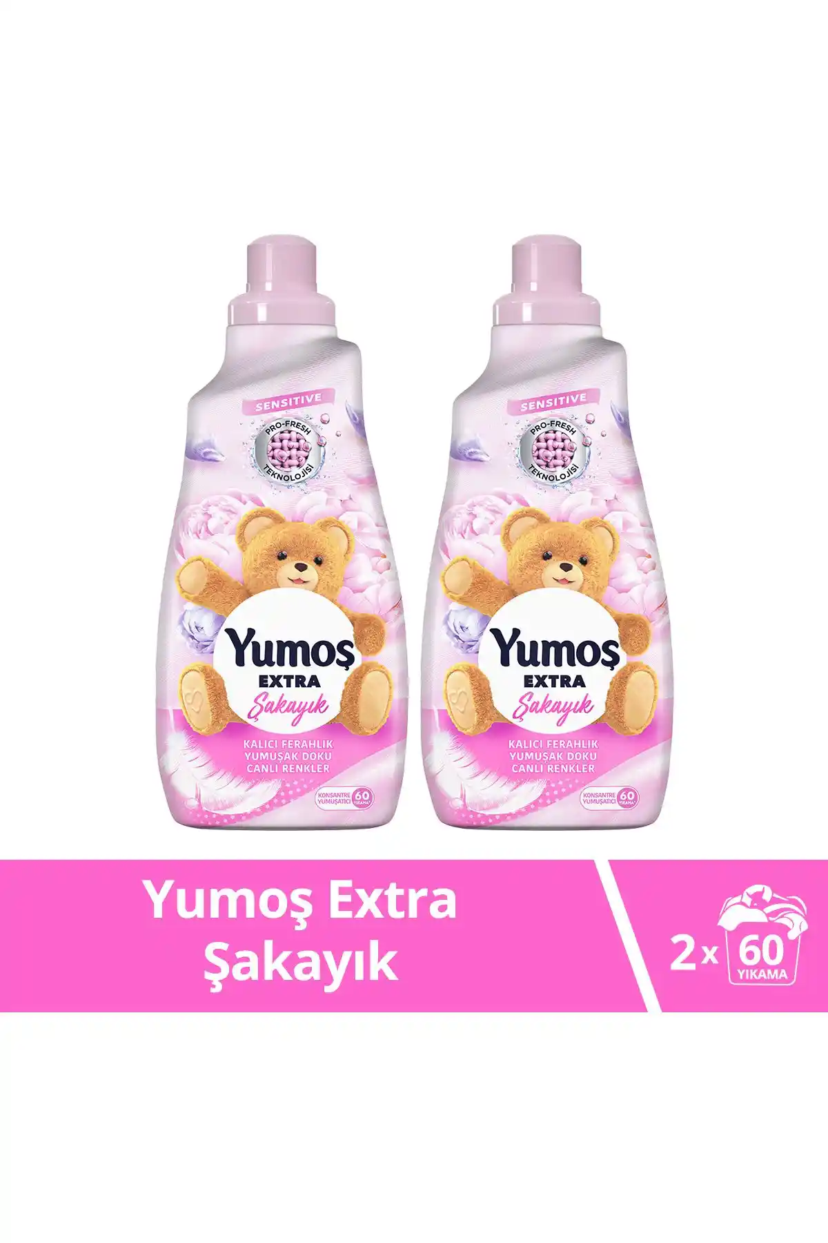 Yumoş Extra Konsantre Çamaşır Yumuşatıcısı Şakayık: Kalıcı Ferahlık ve Yumuşaklık Sağlayan Ürün