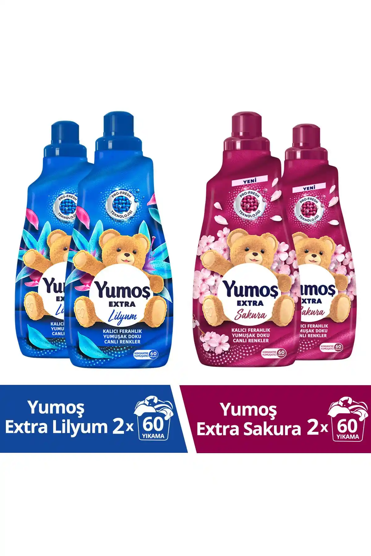 Yumoş Extra Yumuşatıcı Sakura ve Lilyum ile Evde Ferah ve Temiz Bir Atmosfer Yaratın