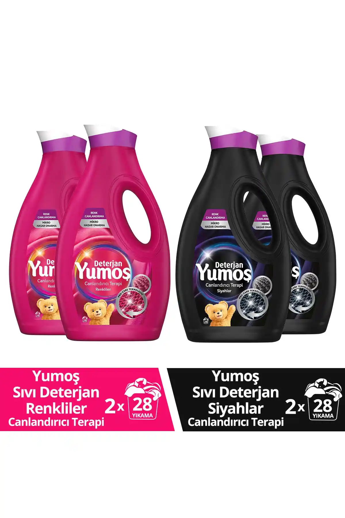 Yumoş Siyahlar İçin Sıvı Bakım Deterjanı Renk Koruyan ve Kalıcı Koku Sağlar