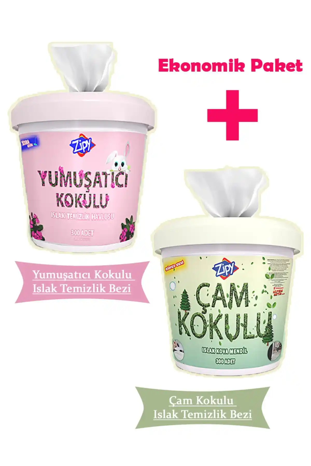 Zipy Ev Temizlik Islak Kova Mendili Çam Kokulu Ekonomik Paket ve Kullanım Avantajları