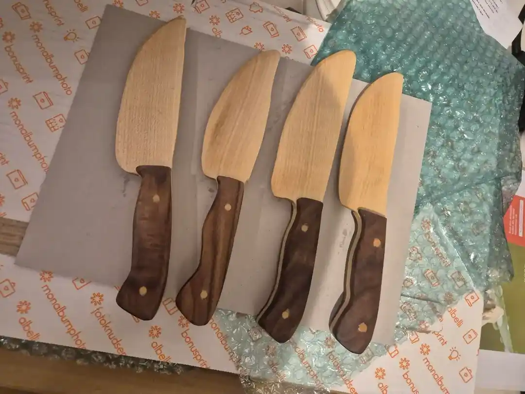 Çocuklar İçin Güvenli ve İşlevsel Ahşap Mutfak Bıçakları Tasarımı ve Kullanımı