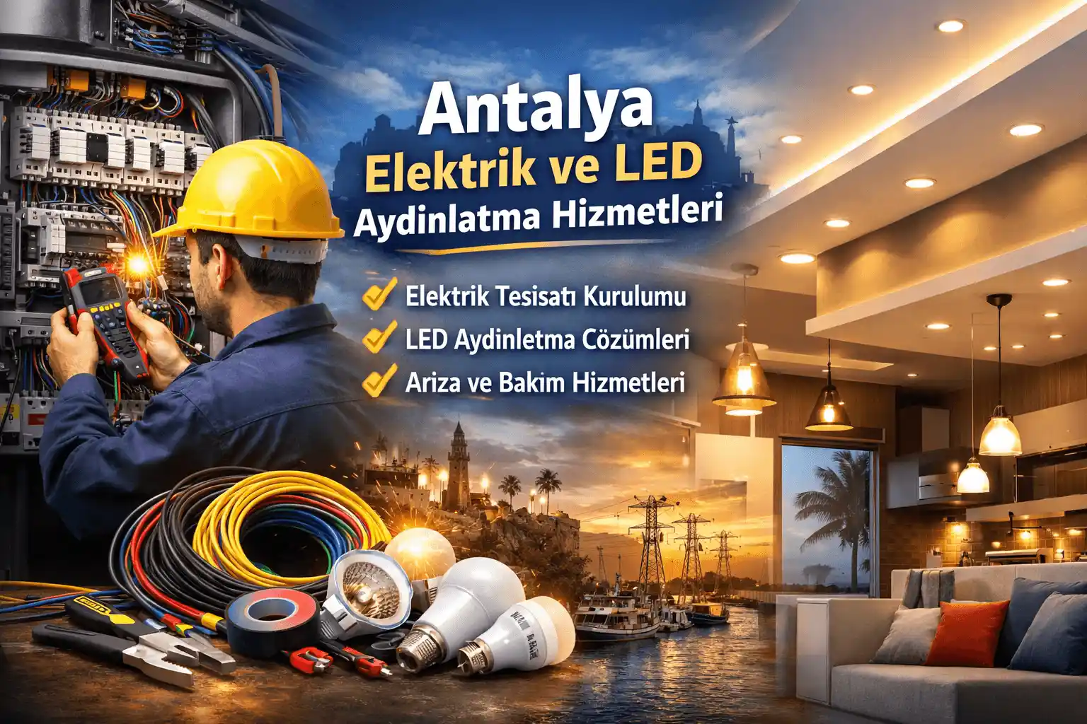 Atölyelerde Sıkıştırılmış Hava Tesisatı ve LED Aydınlatma Düzenlemesi İçin Pratik Çözümler