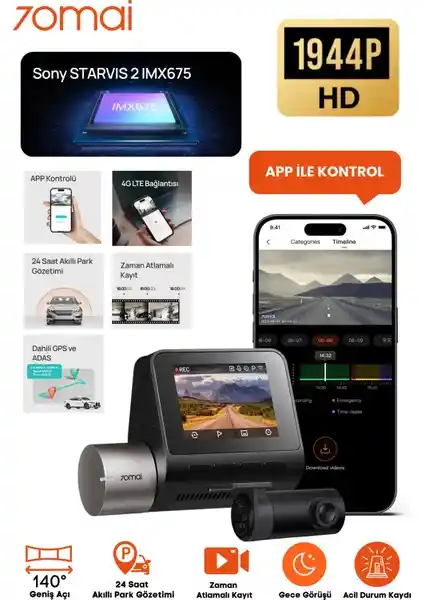 70MAI Dash Cam A510 ve Omni X800-2 Karşılaştırması 2024 Model Araç Kameraları