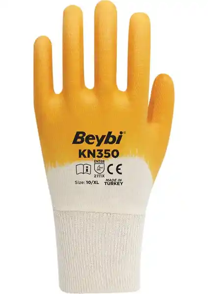 Beybi KN350 Pamuk Nitril Eldiven ile Beybi Sarı Nitril İş Eldiveni Karşılaştırması
