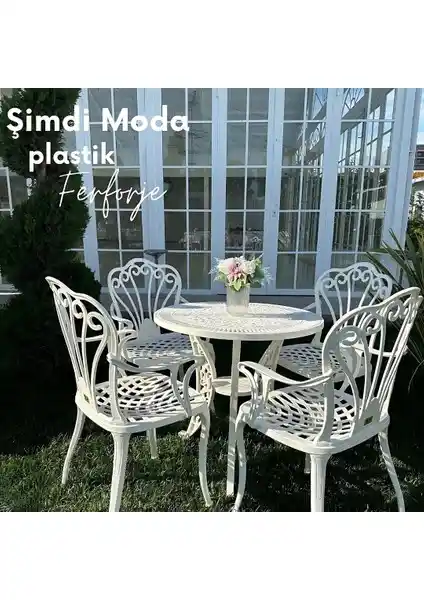 Dış Mekan Kullanımı İçin Ferforje Görünümde Masa ve Sandalye Takımları Karşılaştırması