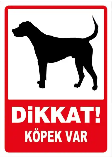 İyi Olsun Dikkat Köpek Var Uyarı Levhası ve Yıldırım Levhası Karşılaştırması