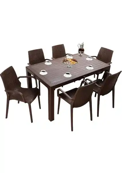 Mandella Elit Rattan ve Violet Rattan Masa Takımlarının Detaylı Karşılaştırması