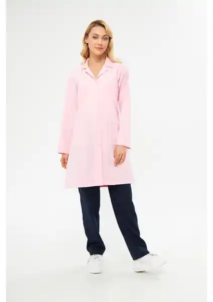 Mervem Alpaka Pembe Önlük ve Ssm Sesam Grup Gömlek Yaka Alpaka İş Önlüğü Karşılaştırması