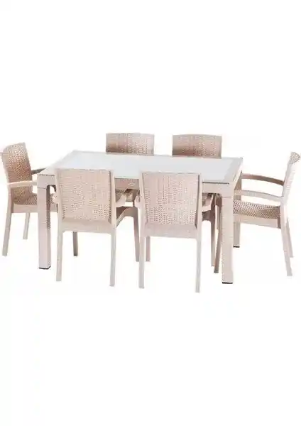 Violet Rattan Bahçe ve Balkon Masaları Karşılaştırması 80x140 ve 90x150 Modelleri