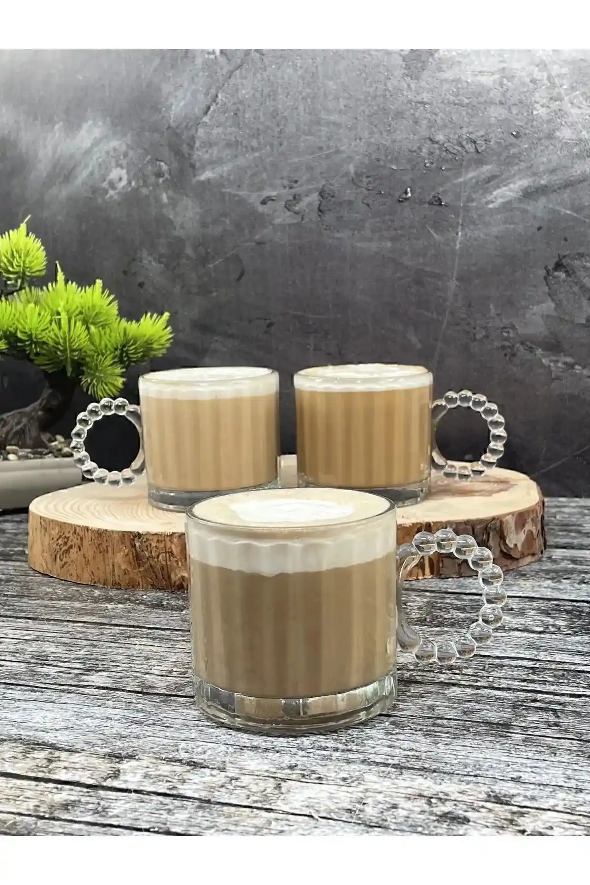 Amentes 3'lü Cam Bardak Seti Estetik ve Dayanıklı Tasarımıyla Günlük Kullanım İçin Uygun