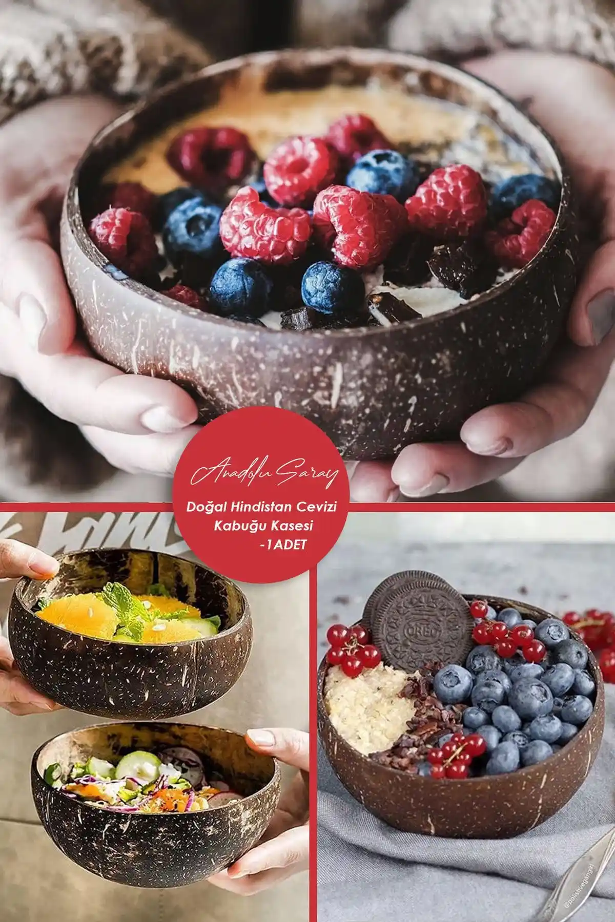 Anadolu Saray Çarşısı ve Fellas Jumbo Hindistan Cevizi Kasesi Karşılaştırması