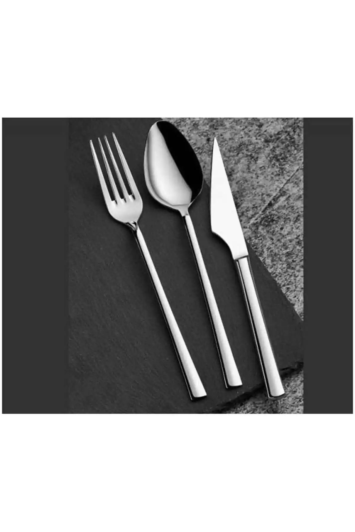 Arsel Alize Sade 72 Parça 12 Kişilik Paslanmaz Çelik Çatal Kaşık Seti