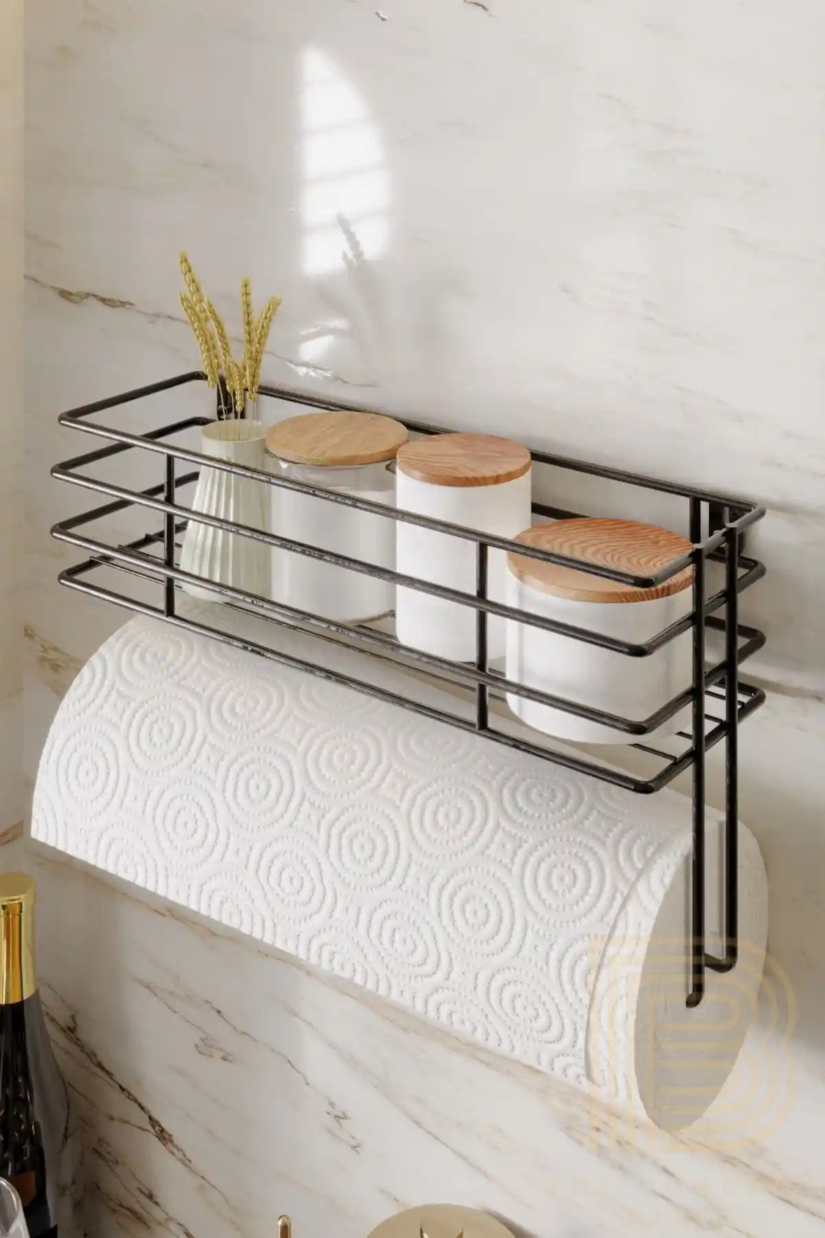 Boz Concept Home Yapışkanlı Mutfak Rafı Modern ve Dayanıklı Tasarım Çözümü