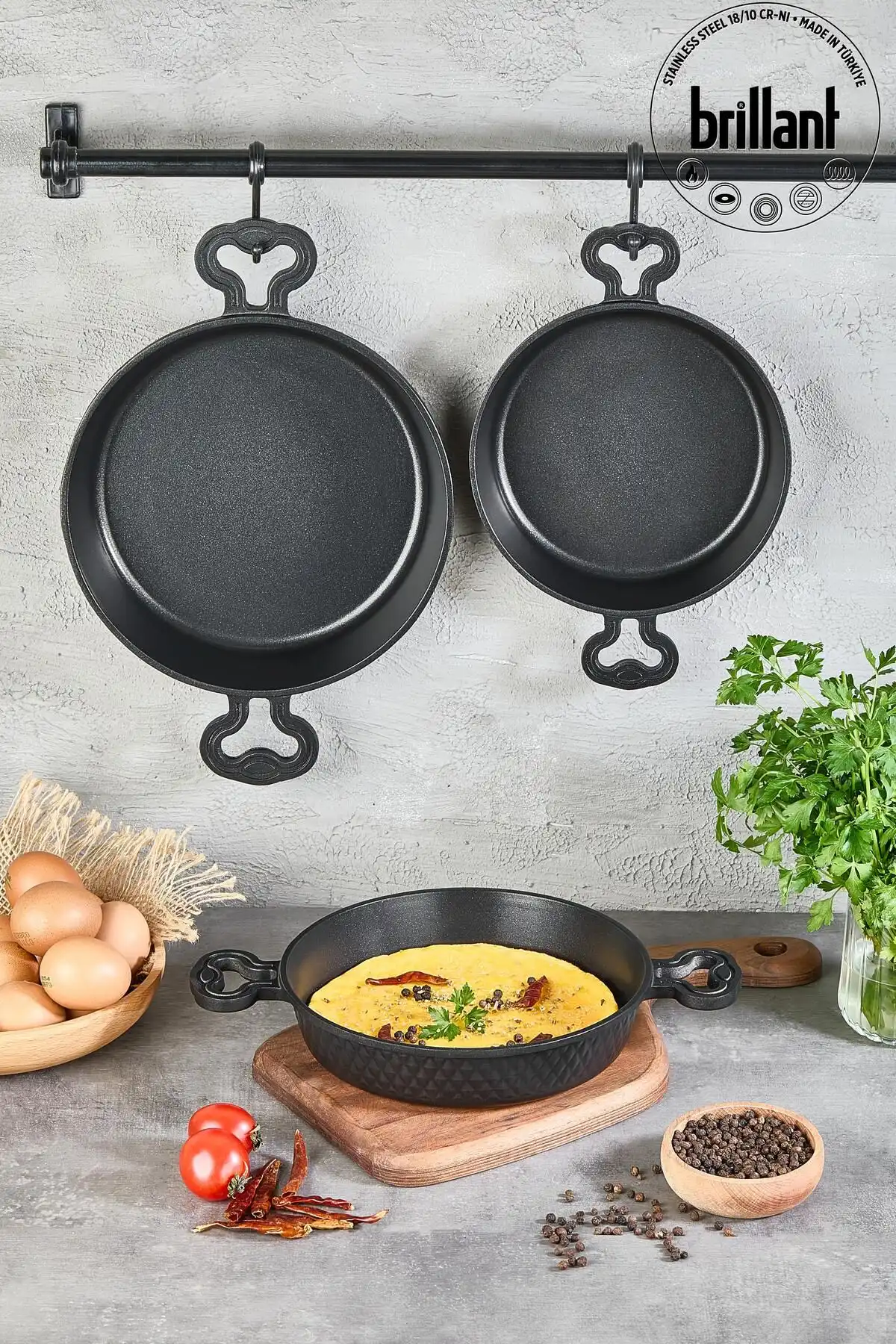 Brillant Lüks ve Taç Triton 3 Parça Tava Setleri Karşılaştırması ve Özellikleri