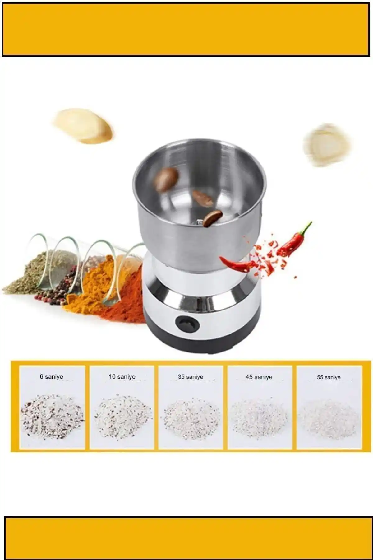 Çok Amaçlı Elektrikli Kahve ve Baharat Öğütücü: Güç ve Çok Yönlülüğün Birleşimi