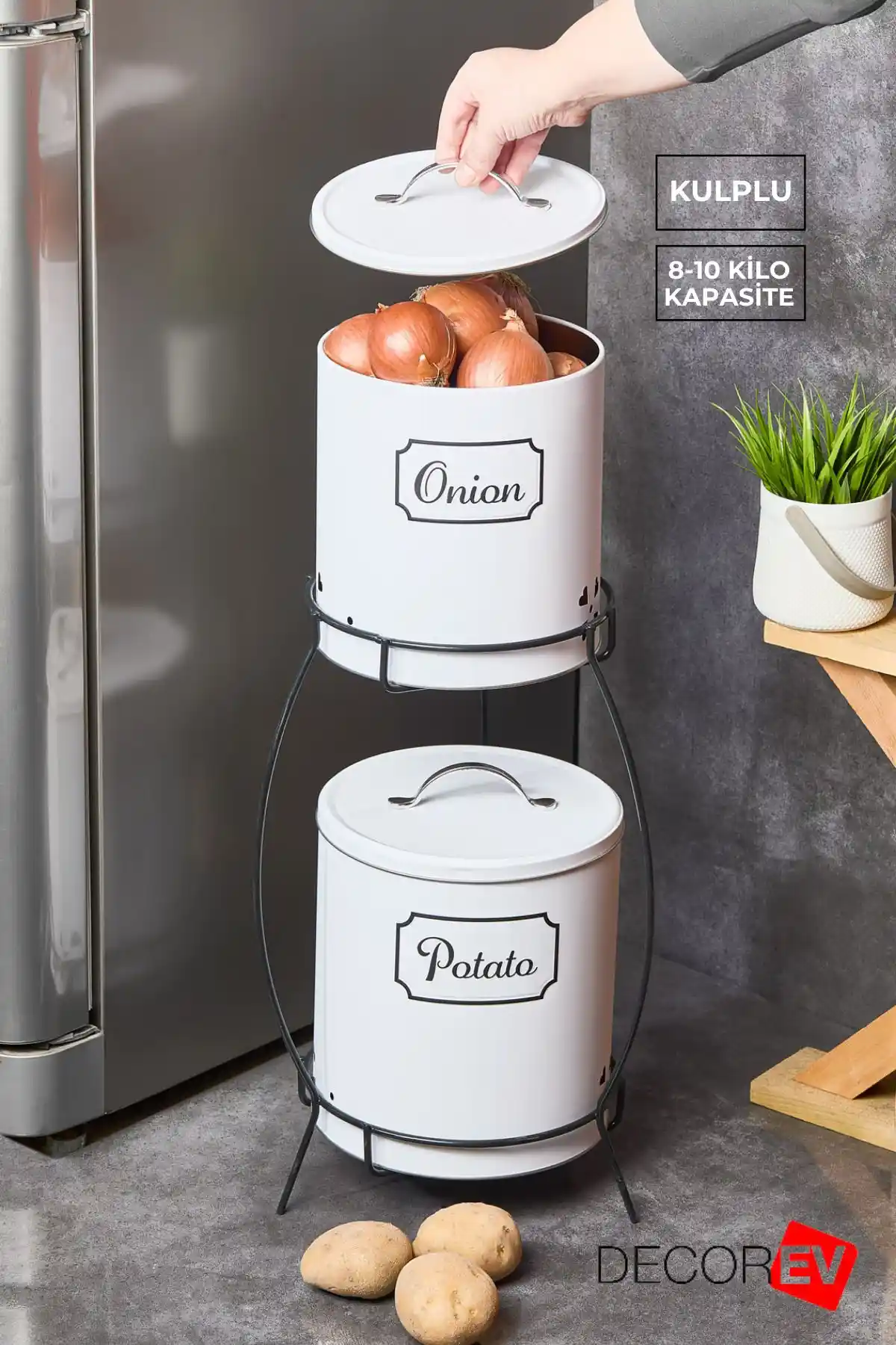 Decorev ve Metalshop Patates Soğan Kovası Karşılaştırması: Hangi Ürün Sizin İçin Daha Uygun
