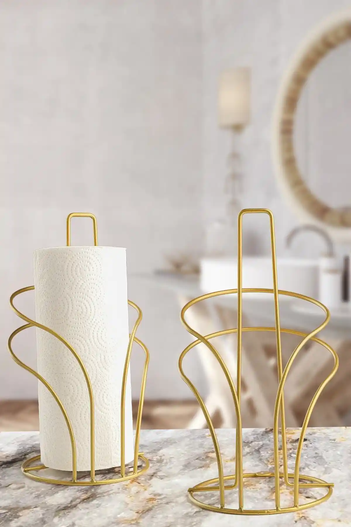 Dekoratif Metal Peçetelikler: Şık ve Dayanıklı Banyo Aksesuarları