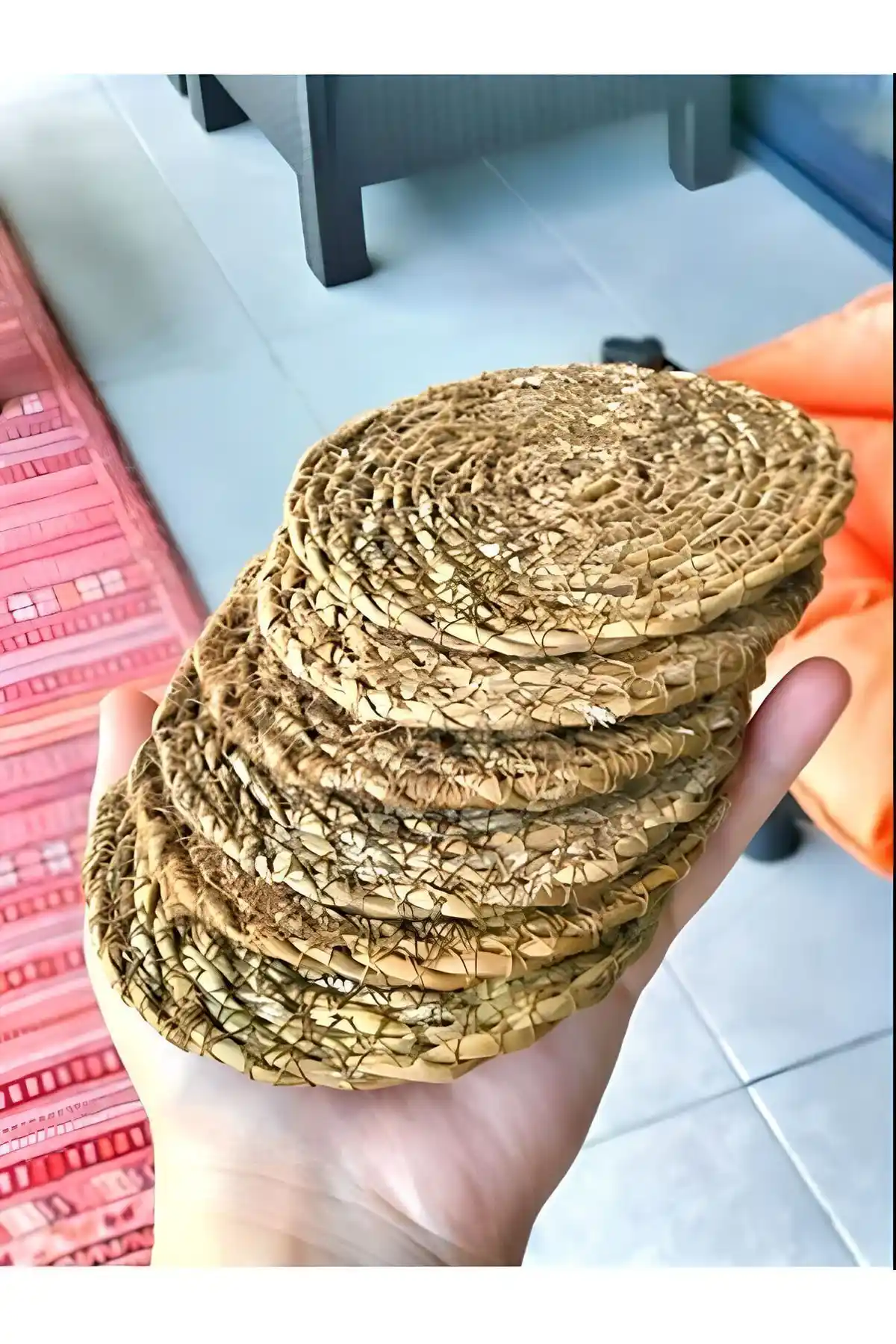 Doğal Hasır El Yapımı Bardak ve Kupa Seti: Rustik Dekorasyon İçin Şık Seçenekler