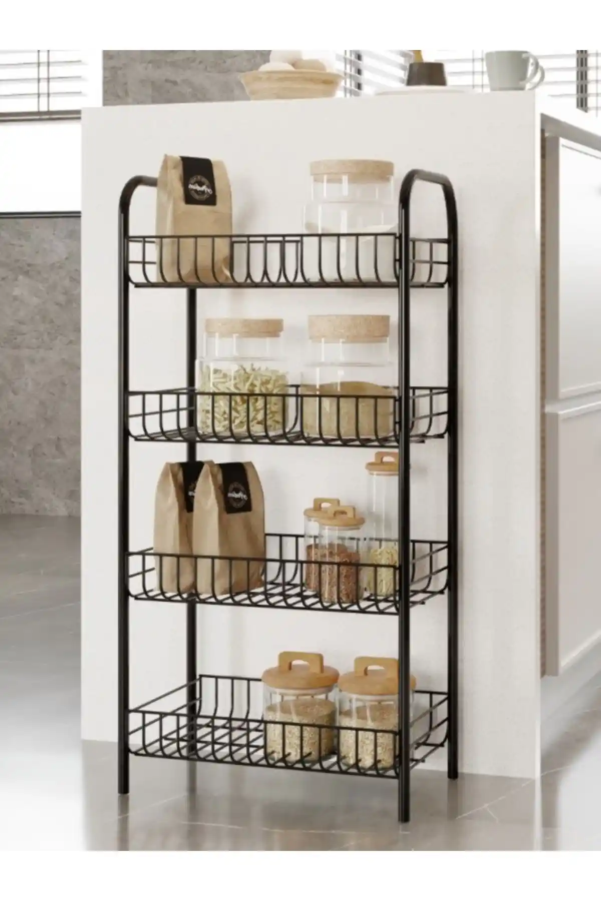 Emkatex Çok Amaçlı Metal Sepet: Mutfak ve Ev Düzeninde Fonksiyonel Çözüm