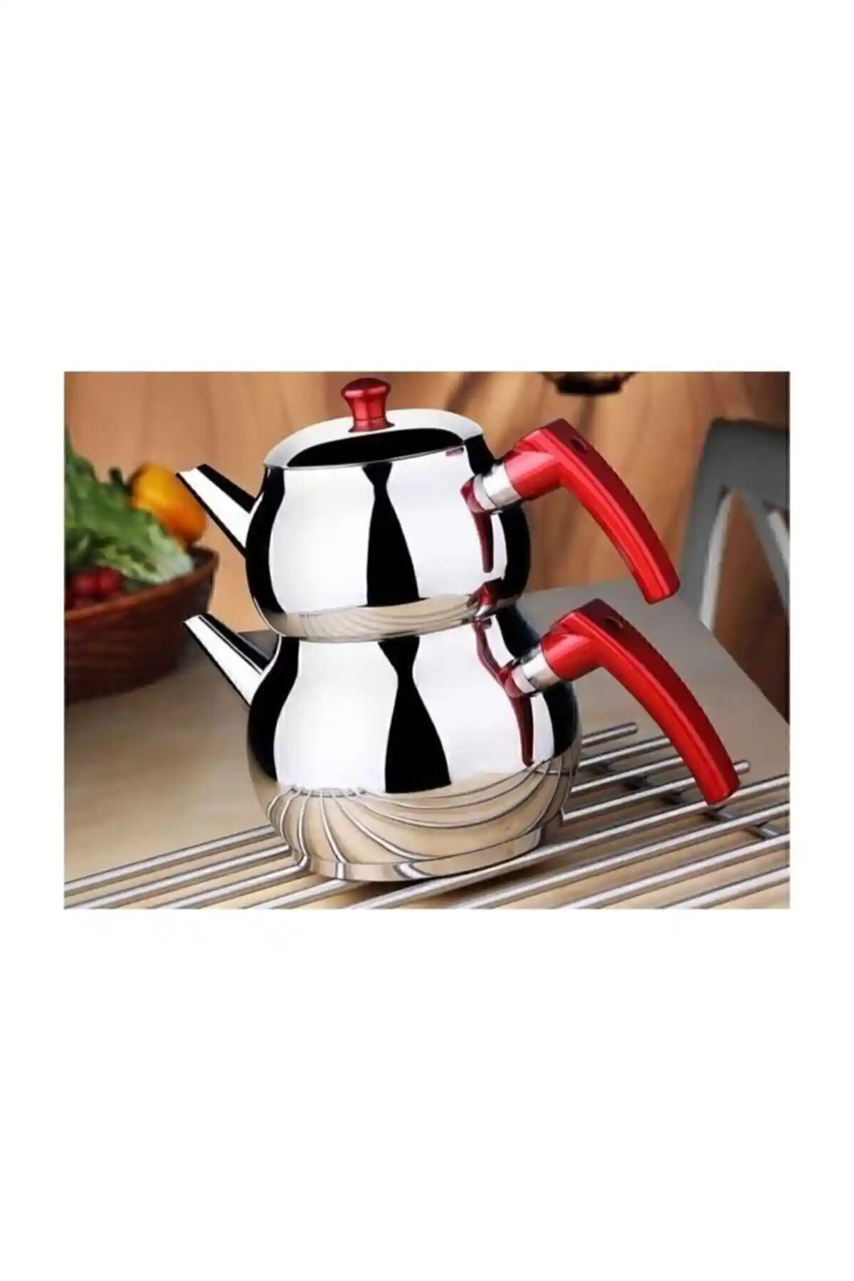 Ems Paslanmaz Çelik Büyük Boy Çaydanlık: Dayanıklı ve Şık Mutfak Gereçleri
