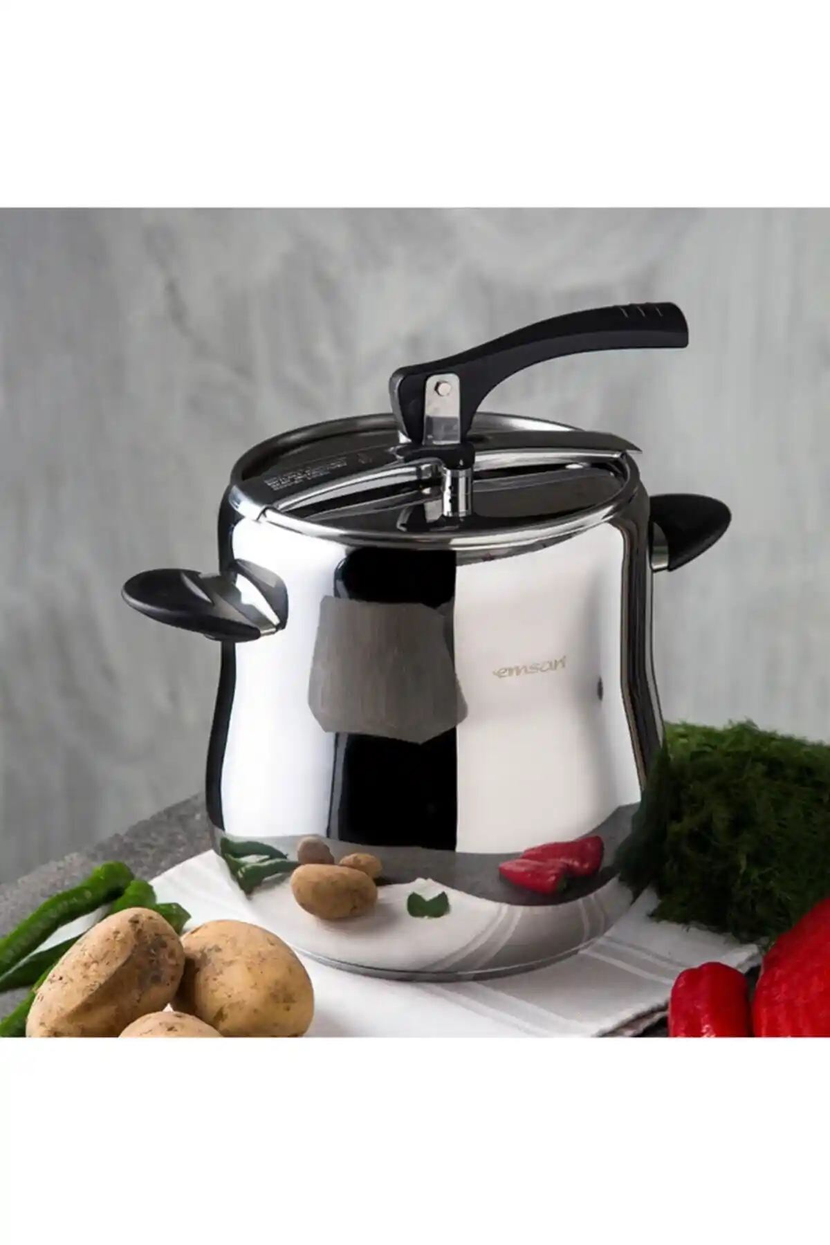 Emsan Burcu Paslanmaz Çelik Düdüklü Tencere: Dayanıklı ve Verimli Mutfak Arkadaşı