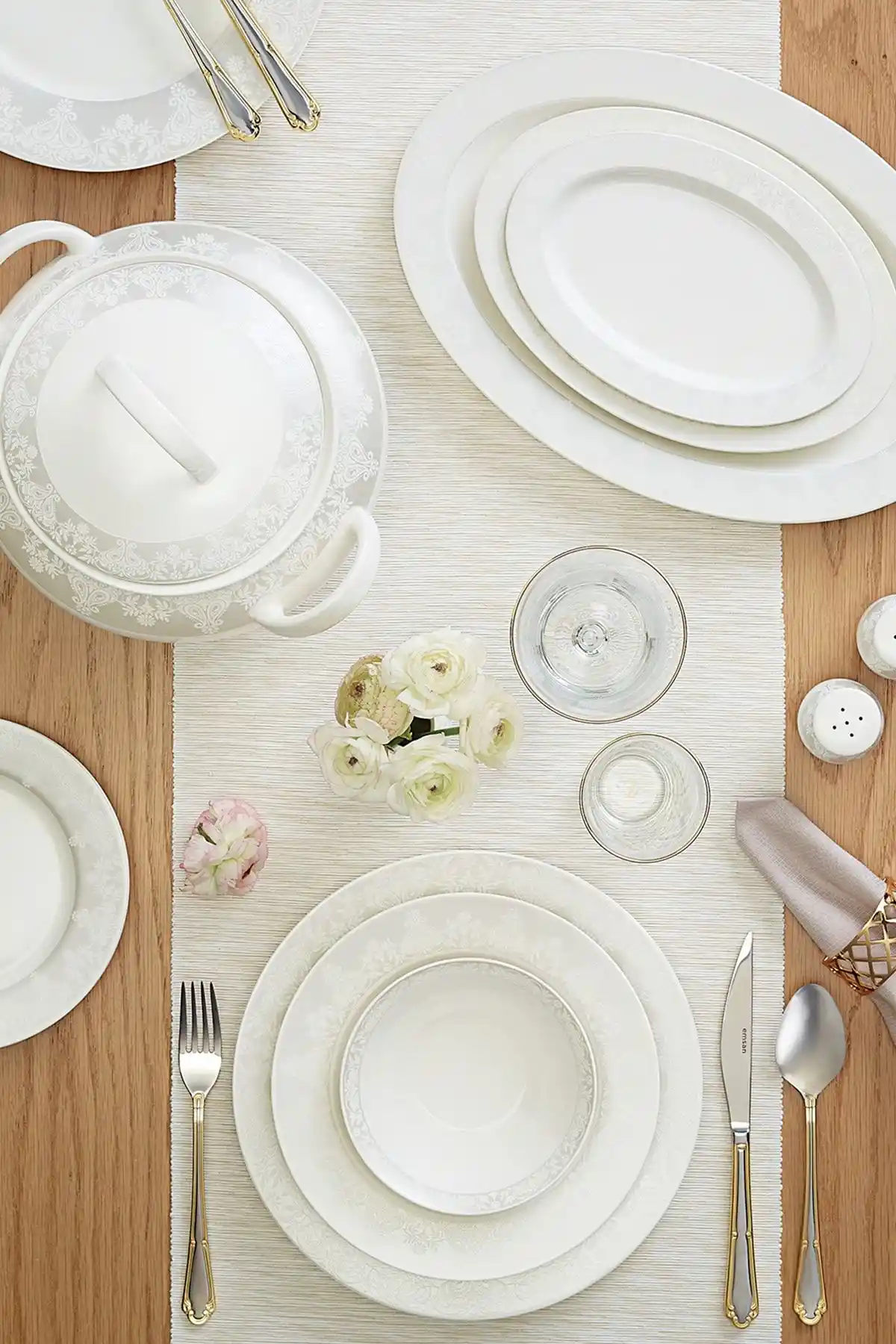 Emsan New Bone Yeni Anderson 60 Parça 12 Kişilik Porselen Yemek Takımı İncelemesi