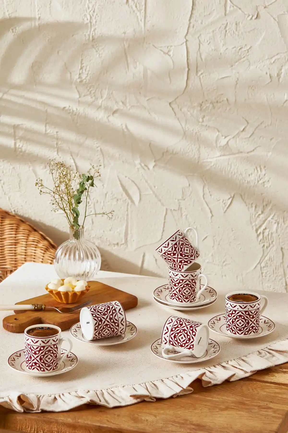 Emsan Verano New Bone 6 Kişilik Kahve Fincan Takımı Modern ve Dayanıklı Tasarım