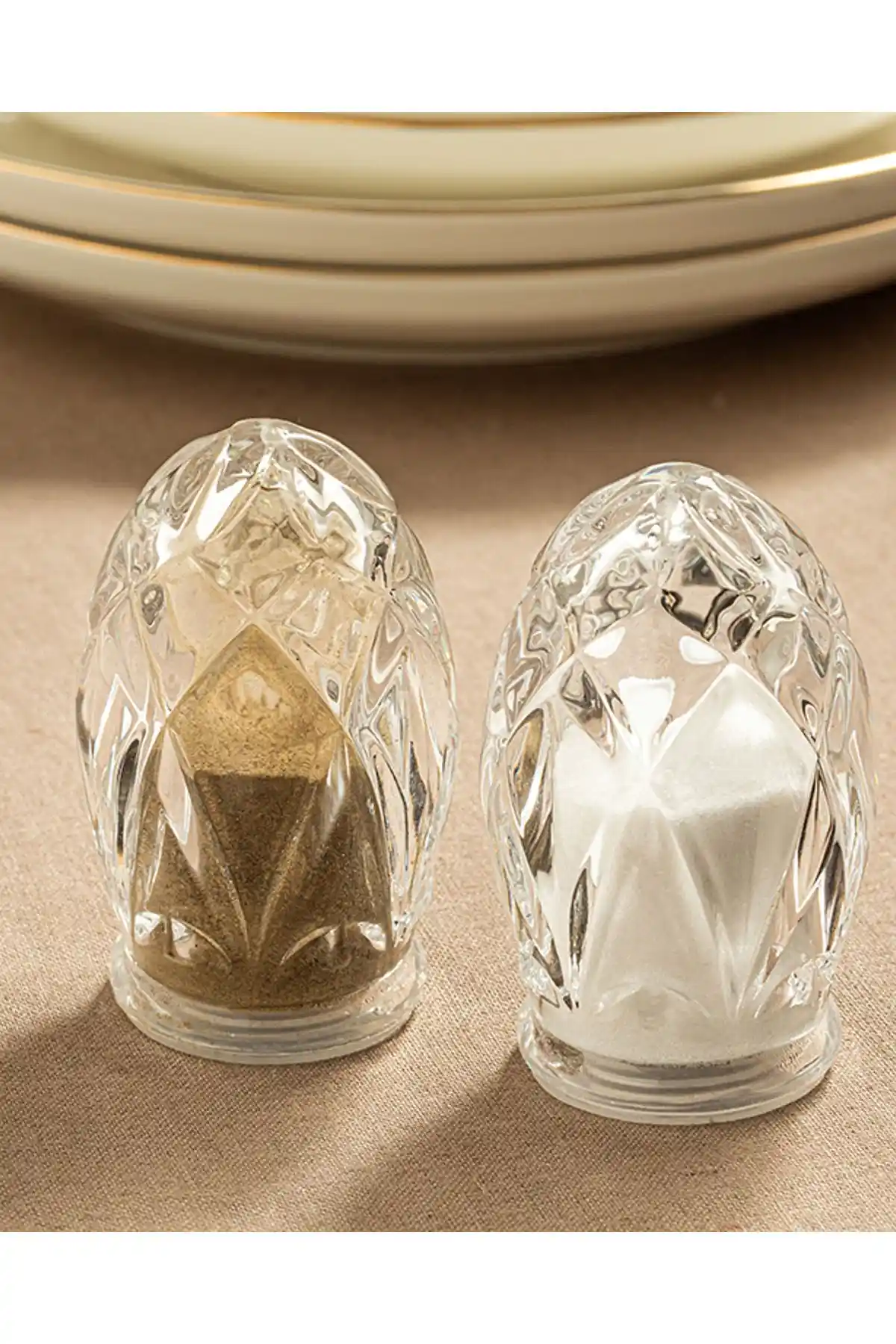 English Home Trace Cam Tuzluk ve Biberlik Seti Modern ve Şık Tasarım ile Dayanıklı Kullanım