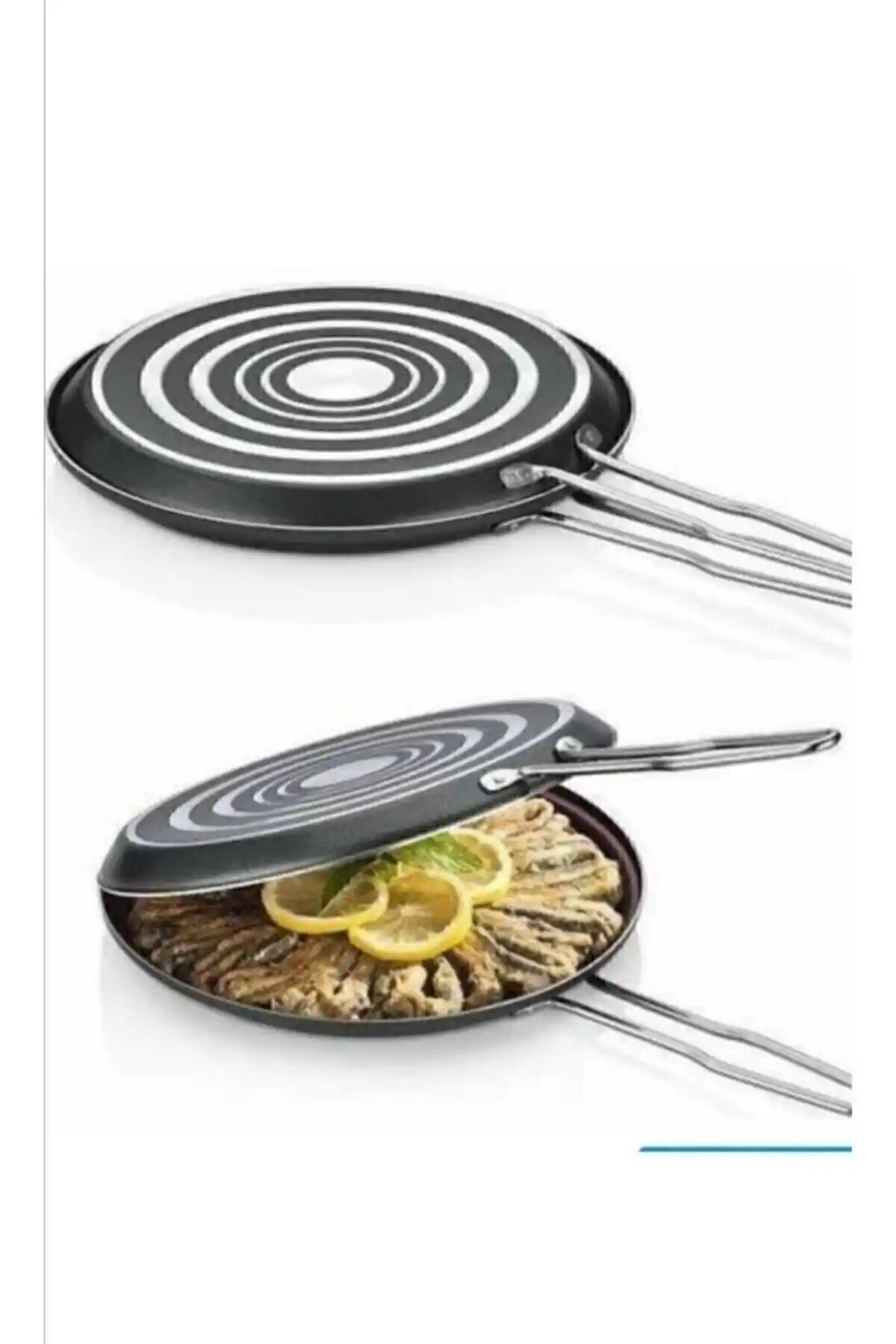 Erpa AVM Arselon 32 cm İkiz Balık Tavası: Dayanıklı ve Pratik Pişirme Çözümü