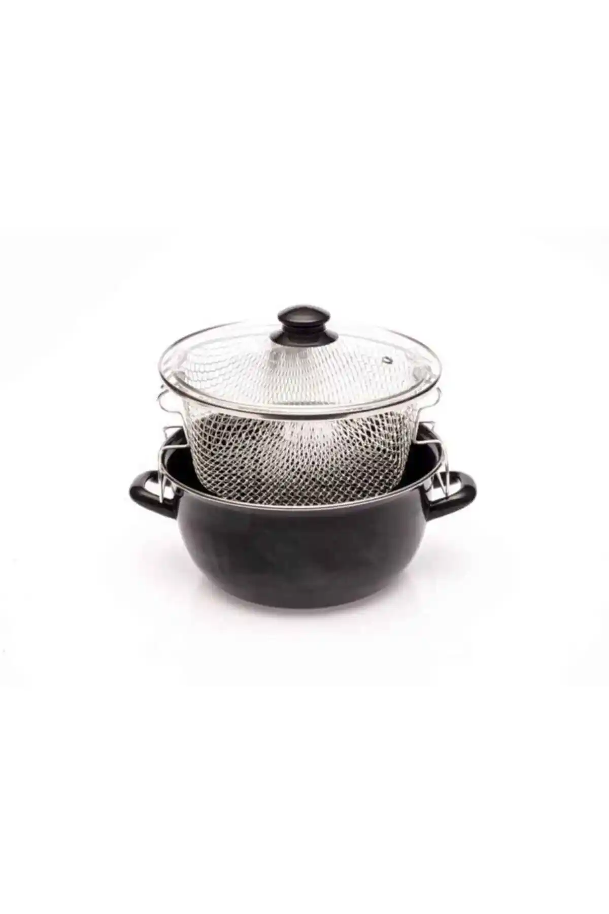 Fark 24cm Emaye Kızartma Tenceresi Sağlıklı ve Pratik Mutfak Çözümü