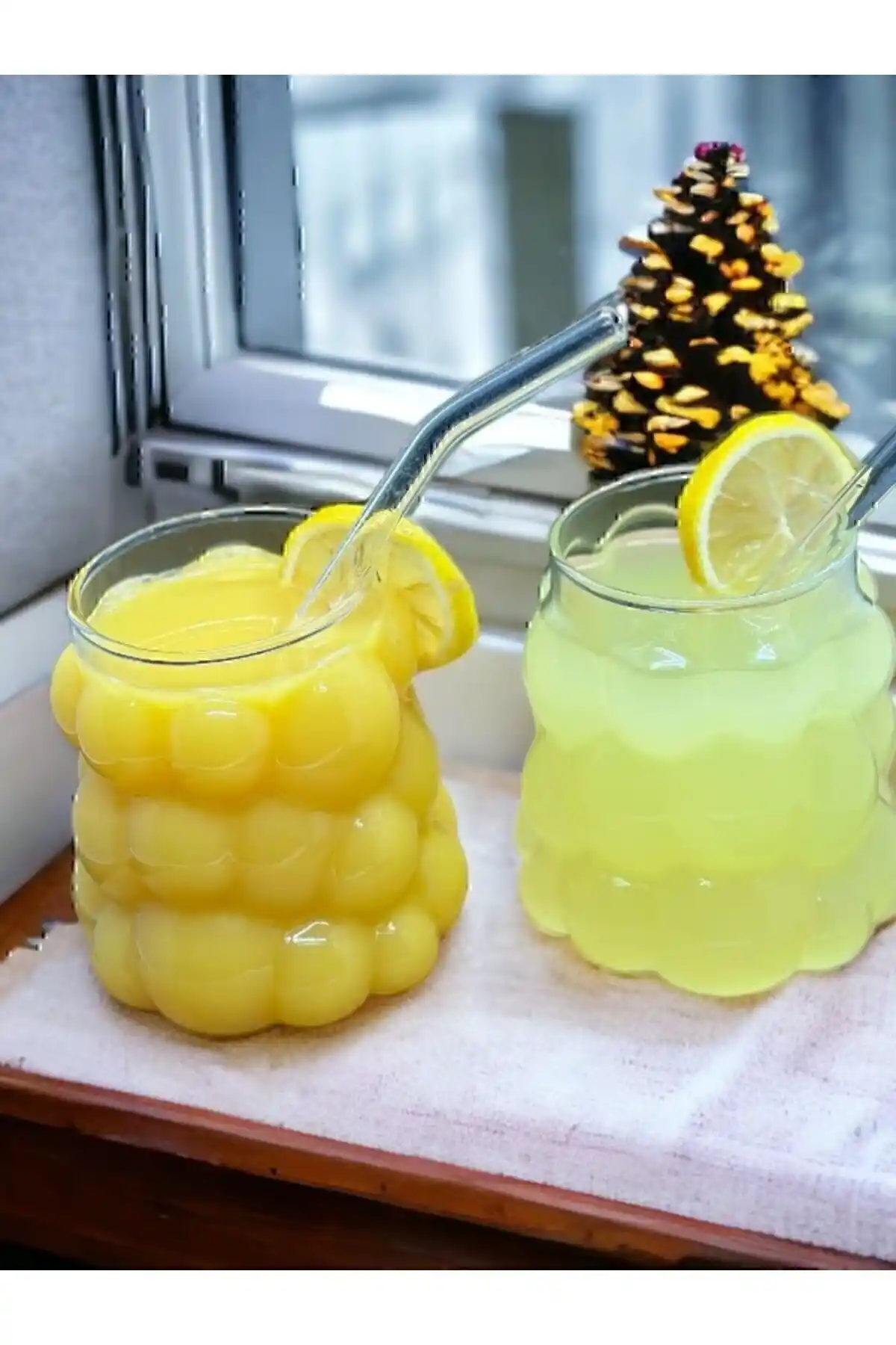 Genel Markalar 2 Adet Isıya Dayanıklı Borosilikat Cam Kahve ve Kokteyl Bardakları