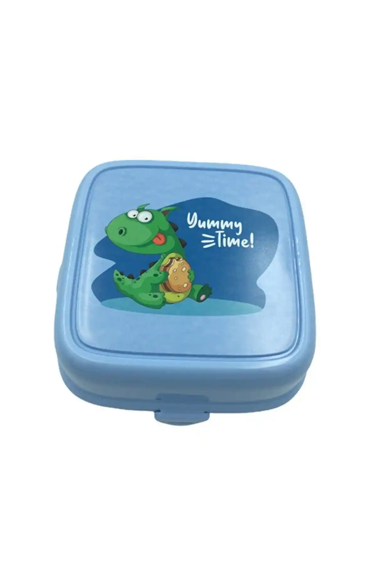 Genel Markalar Mavi Kilitli 3 Bölmeli Çocuk Beslenme Kutusu Güvenli ve Şık Tasarım