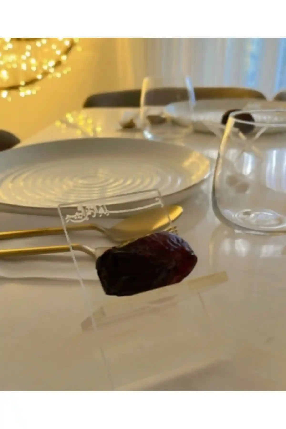 Genel Markalar Şeffaf Hurmalık Seti ile Ramazan Sofralarınıza Zarafet Katın