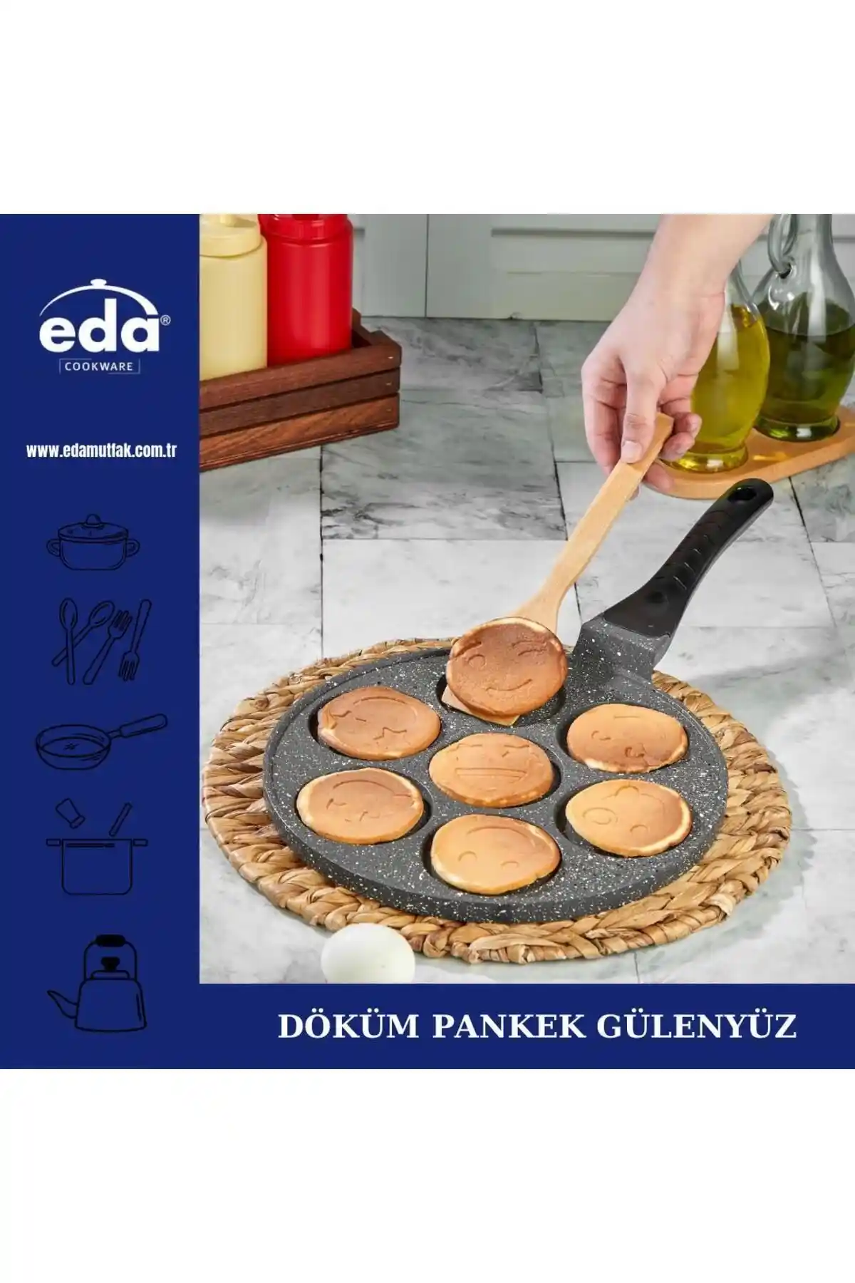 Güleryüz Eda Pankek Tavası 28 cm: Sağlıklı ve Pratik Pişirme Deneyimi İçin Uygun