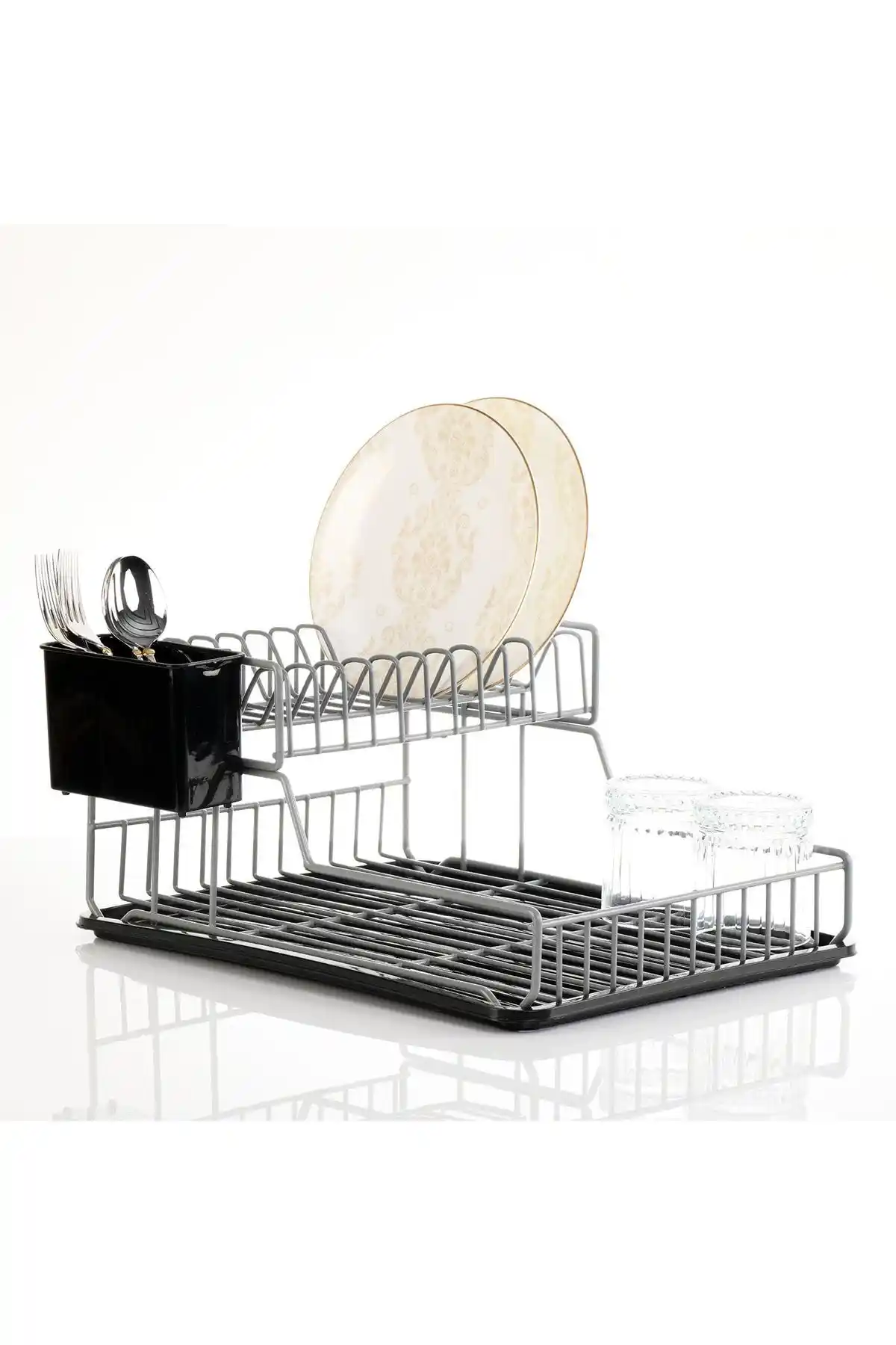 Hagen Paslanmaz 2 Katlı Bulaşıklık ile Mutfakta Şıklık ve Pratiklik Artırın