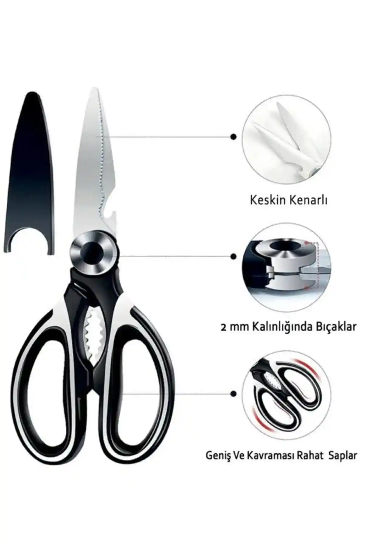 Hayveys ve HCK Çok Amaçlı Ultra Keskin Mutfak Makası Karşılaştırması