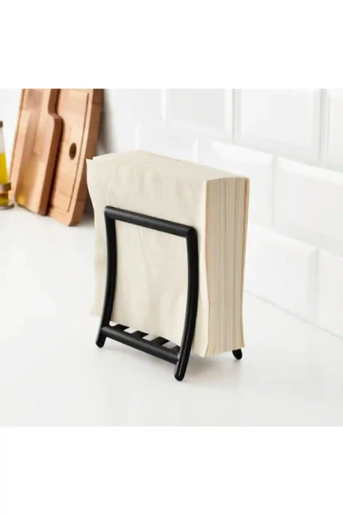 IKEA Greja Peçetelik Siyah Modern ve Şık Tasarım ile Dayanıklı Mutfak Aksesuarı