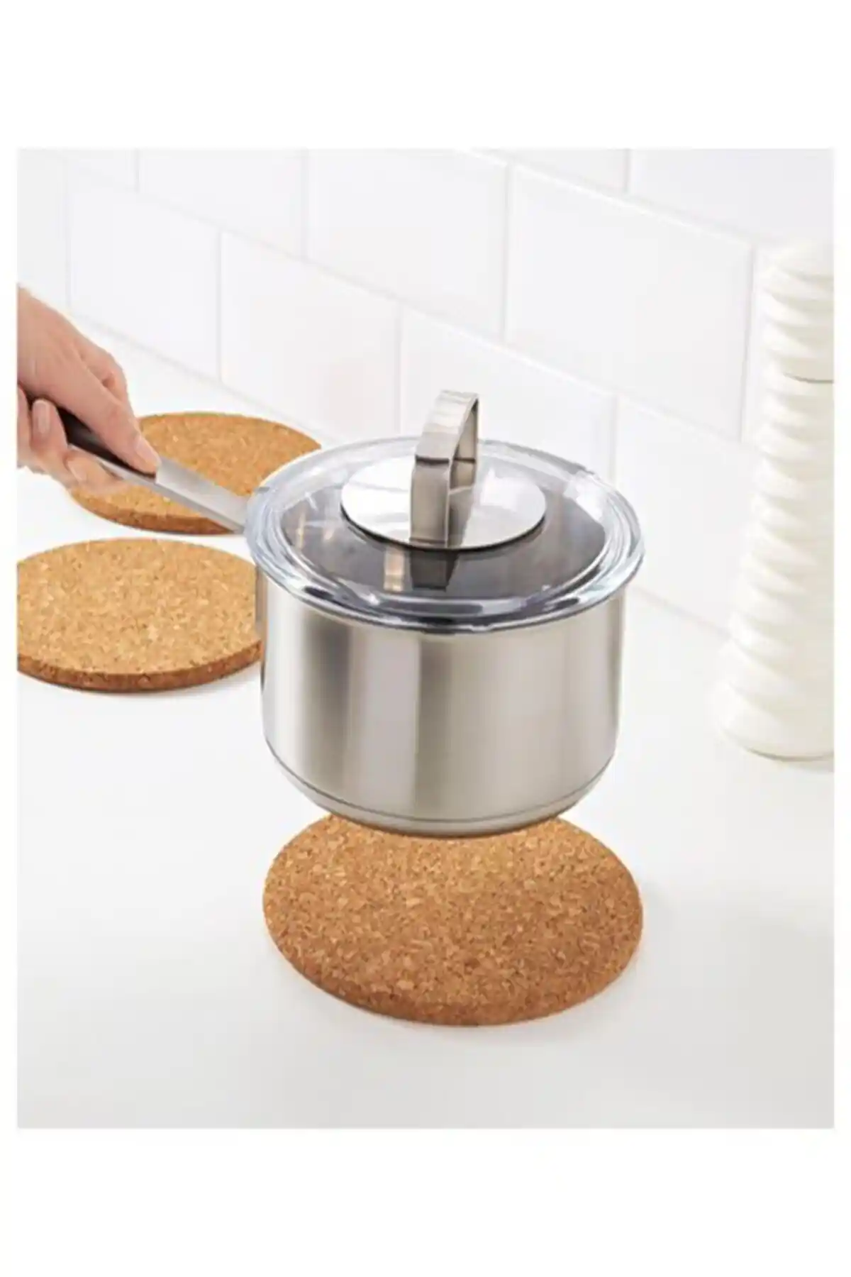 IKEA Heat Mantar Nihale 19 Cm Tencere ve Tava Nihalesi Dayanıklı ve Pratik Kullanım