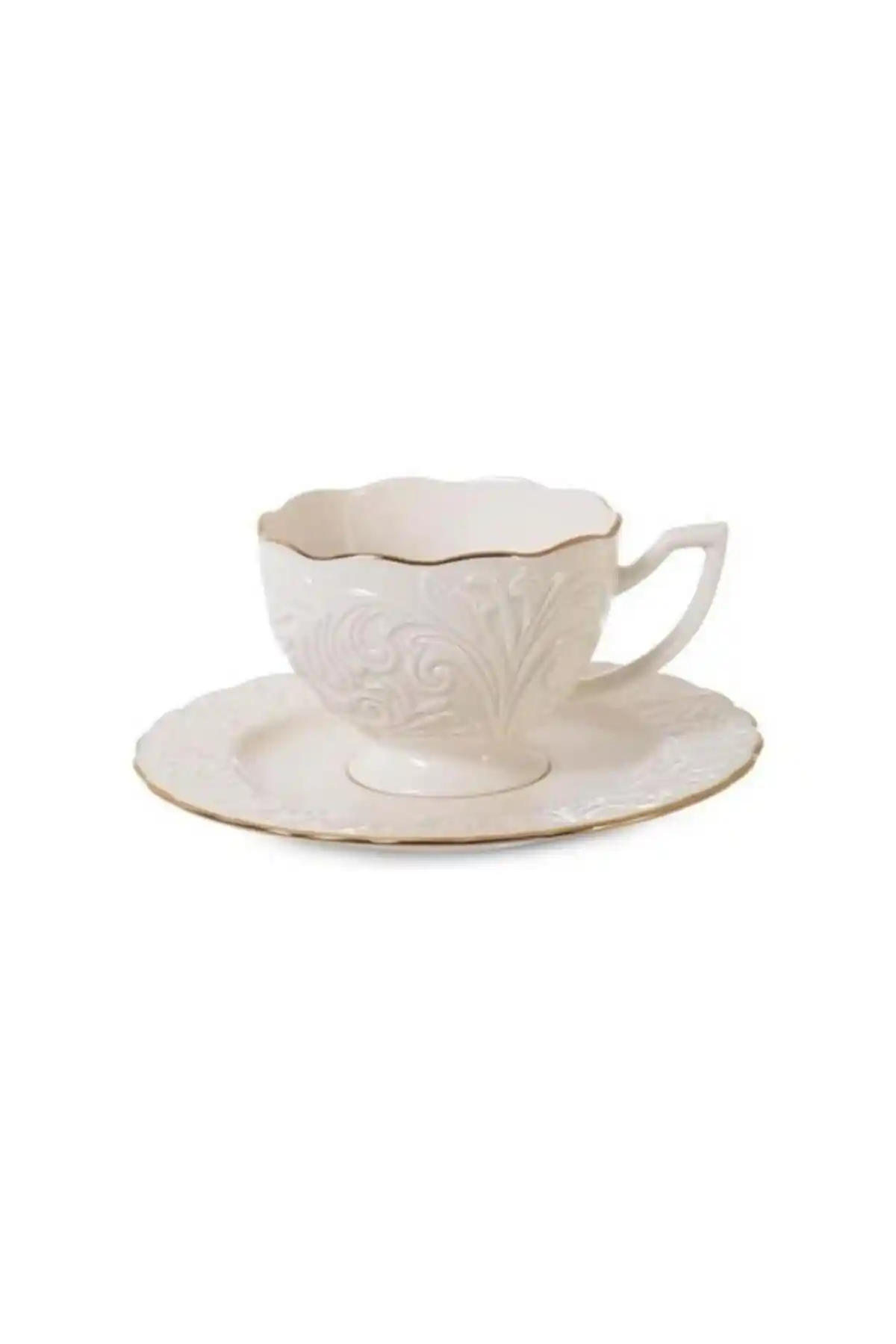 İpek Yalızlı Rosen-200 Bone Porselen Çay Takımı Şık ve Dayanıklı Tasarım