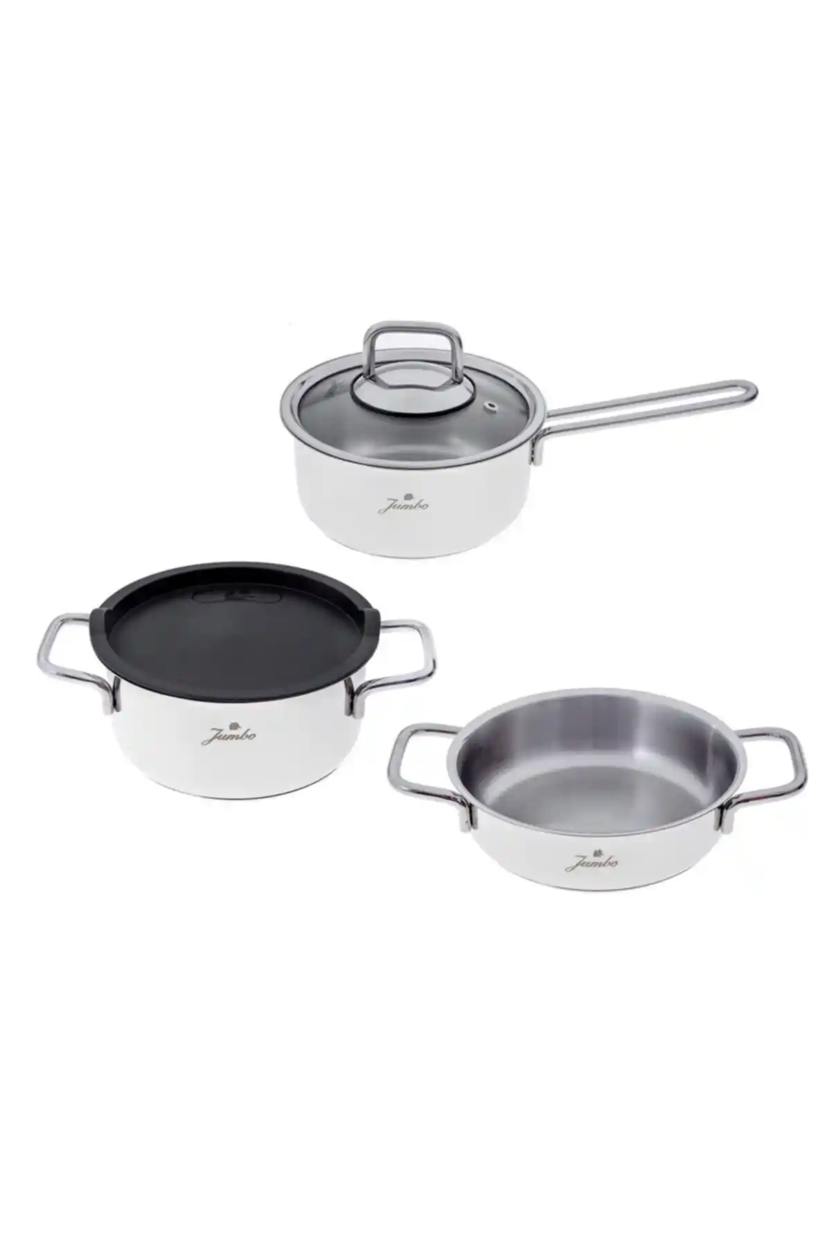Jumbo Lyon 4 Parça Midi Tencere Seti: Modern ve Dayanıklı Mutfak Gereçleri