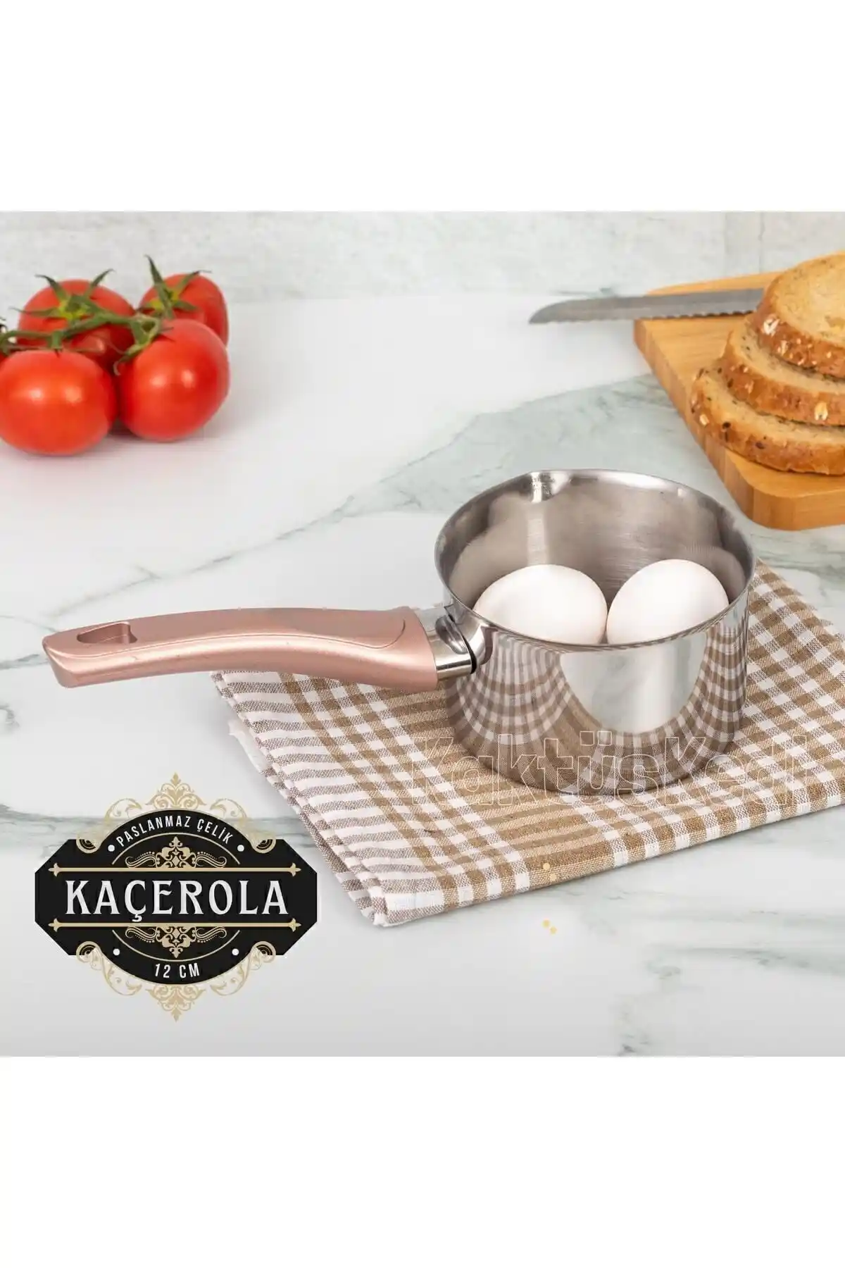 KaktüsKedi Paslanmaz Çelik Kaçerola: Dayanıklı ve Çok Yönlü Mutfak Gereciği