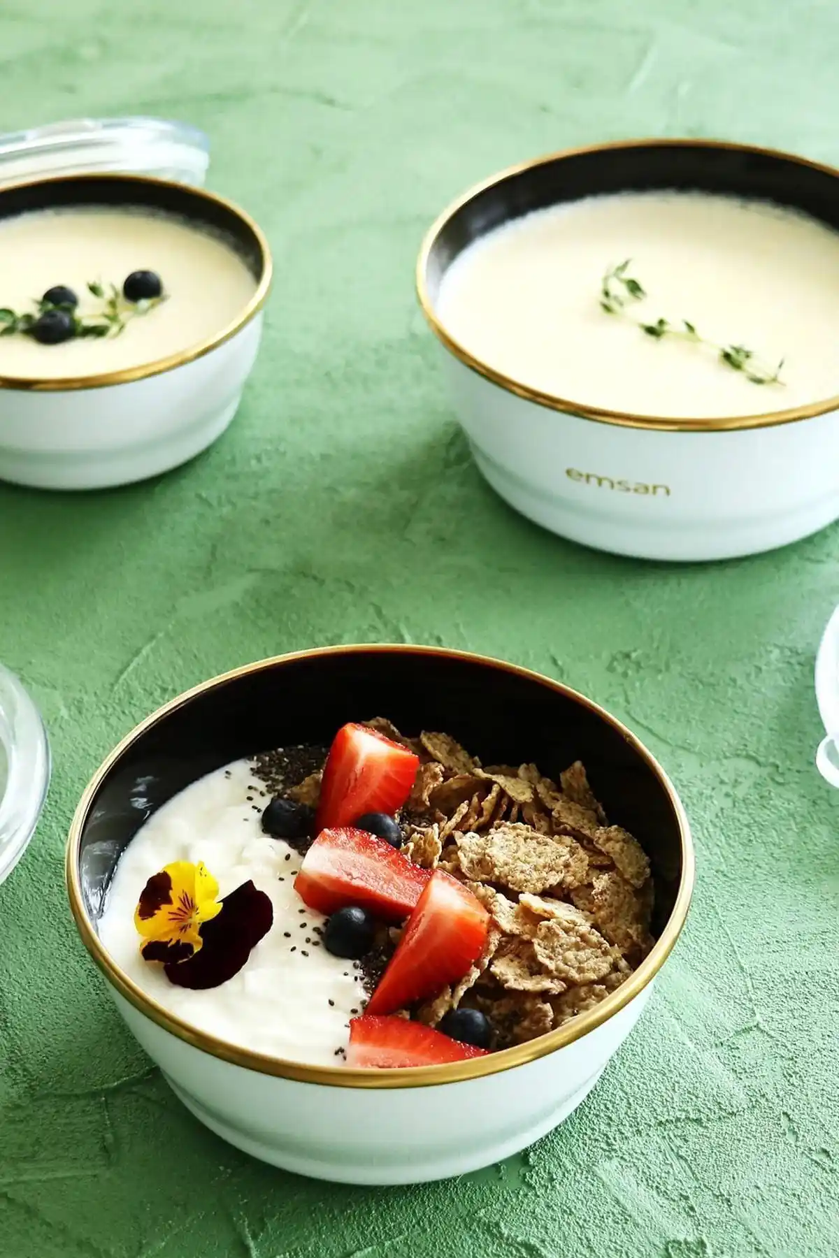 Kaliko Troy Emaye Saklama Kapları Serisi Beyaz Dayanıklı ve Estetik Mutfak Çözümü