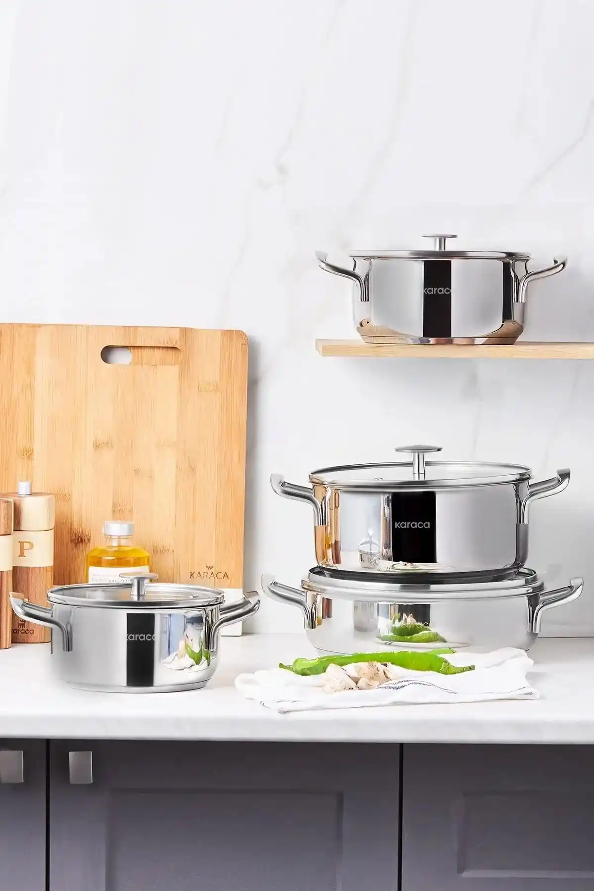 Karaca Alaz ve Taç Master Steel Çelik Tencere Setleri Karşılaştırması