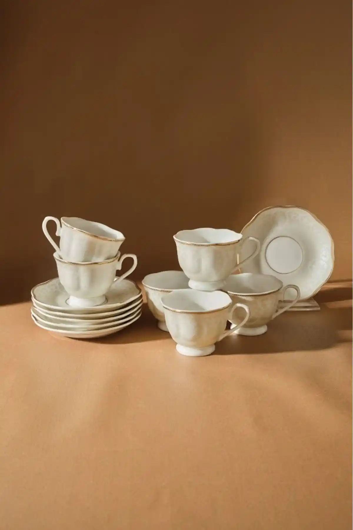 Karaca STD Margaret 6 Kişilik Kahve Fincanı Takımı Estetik ve Dayanıklı Tasarım