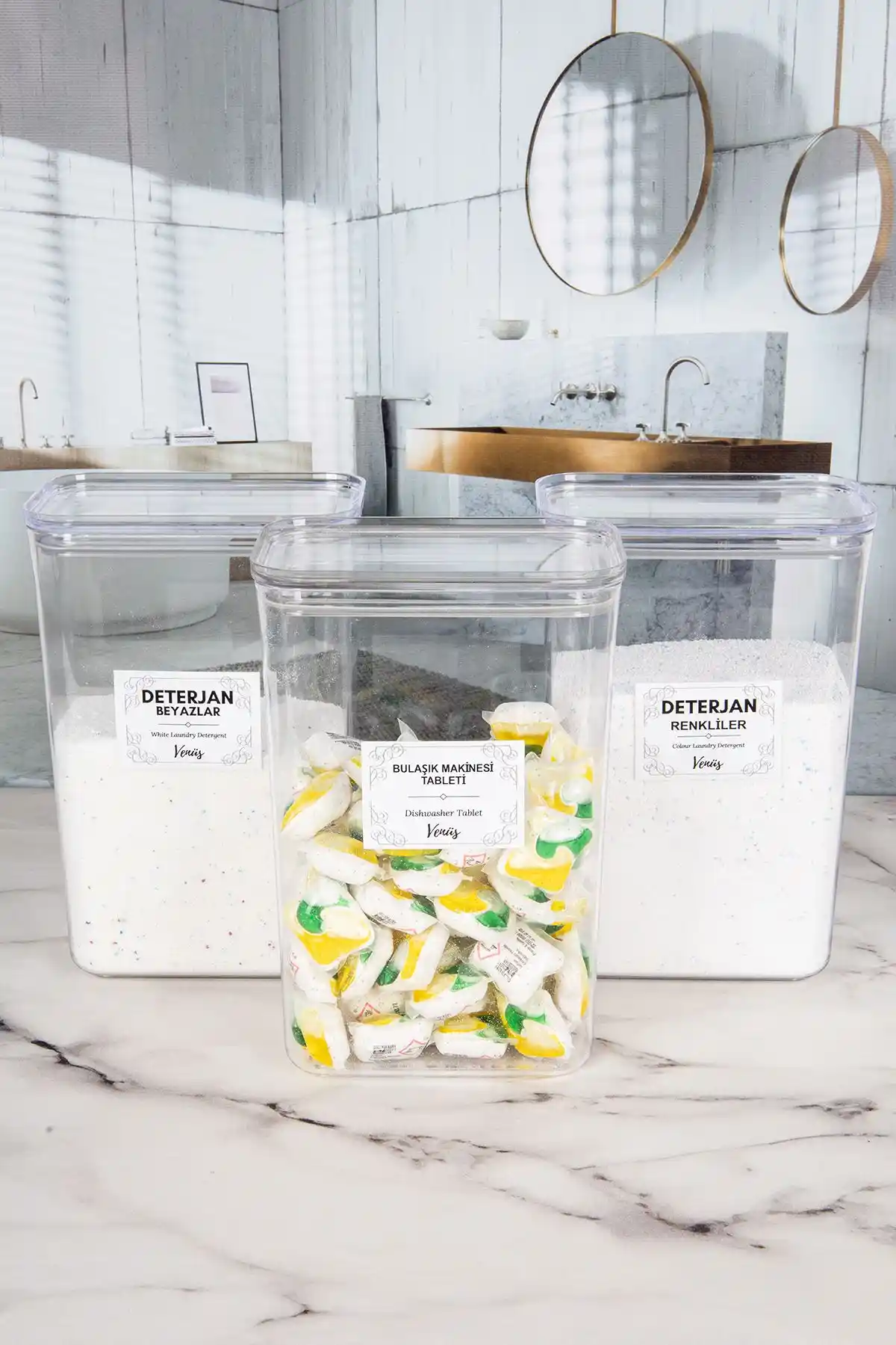 Karçiçeği Home 3'lü Ölçek Hediyeli Bulaşık Makinesi Tableti ve Deterjan Seti