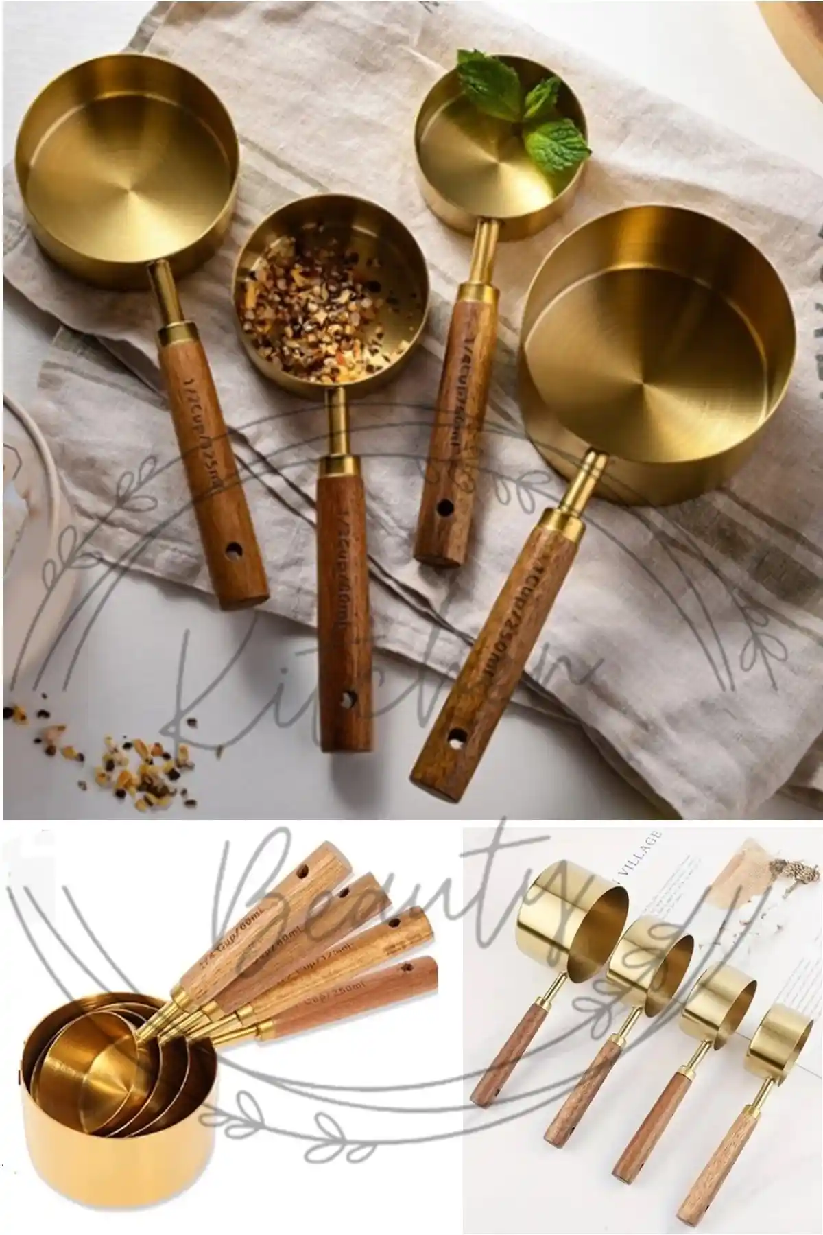 Kitchen Beauty Ölçü Kaşığı Seti: Dayanıklı ve Estetik Mutfak Gereçleri