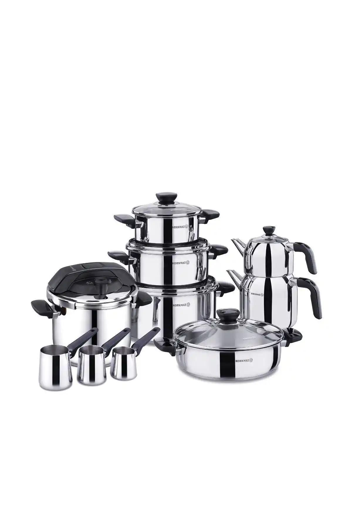 Korkmaz Setleri Karşılaştırması: Kappa 17 Parça Hiper ve Perla Çelik Çeyiz Setleri