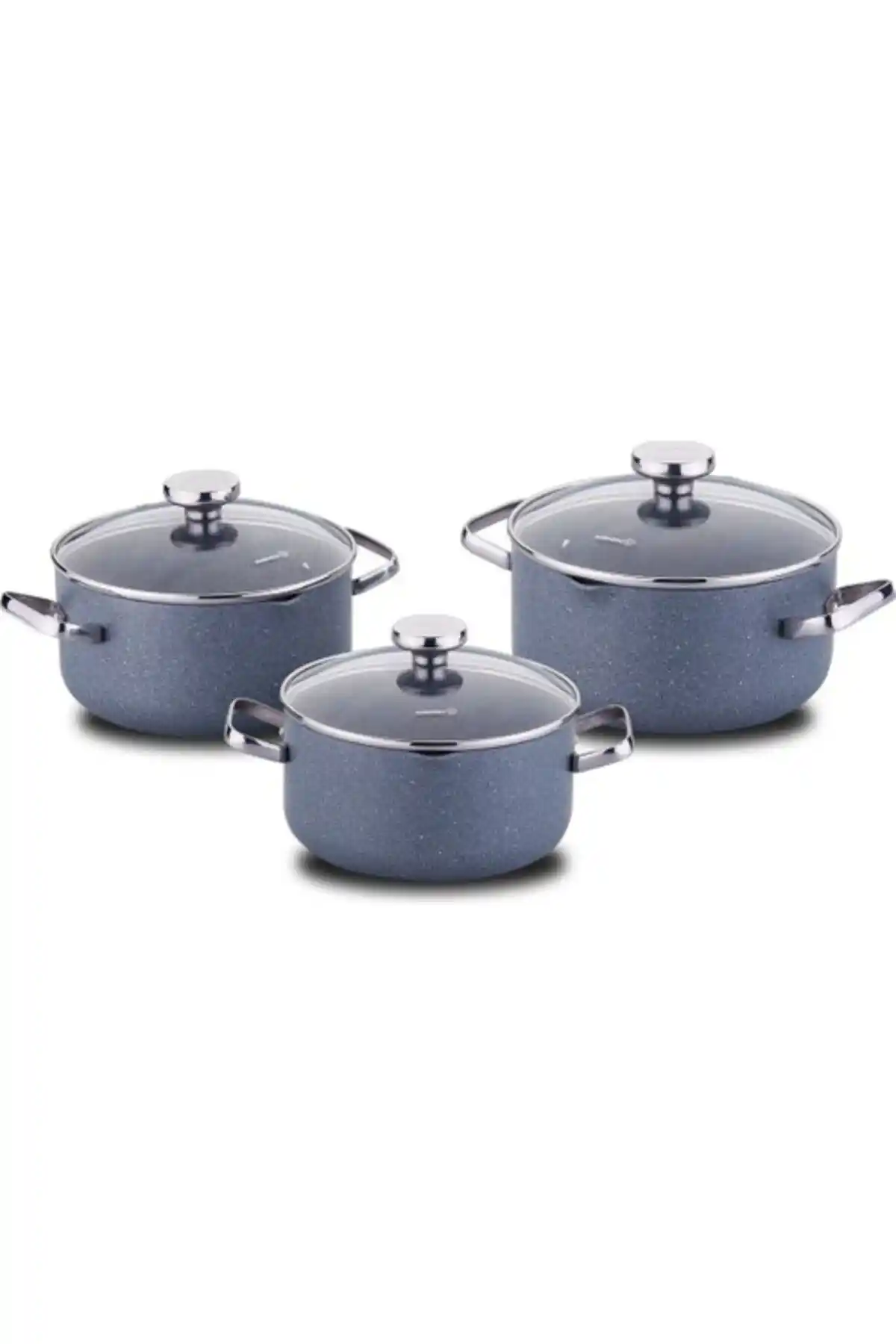 Korkmaz Stona Jr. 6 Parça Tencere Seti: Modern ve Dayanıklı Mutfak Gereçleri