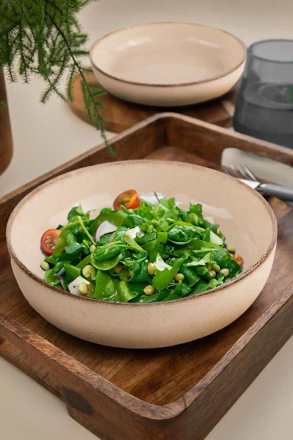 Kütahya Porselen Moderna 2'li 20 cm Tarçın Renkli Kase Seti Modern ve Dayanıklı Tasarım