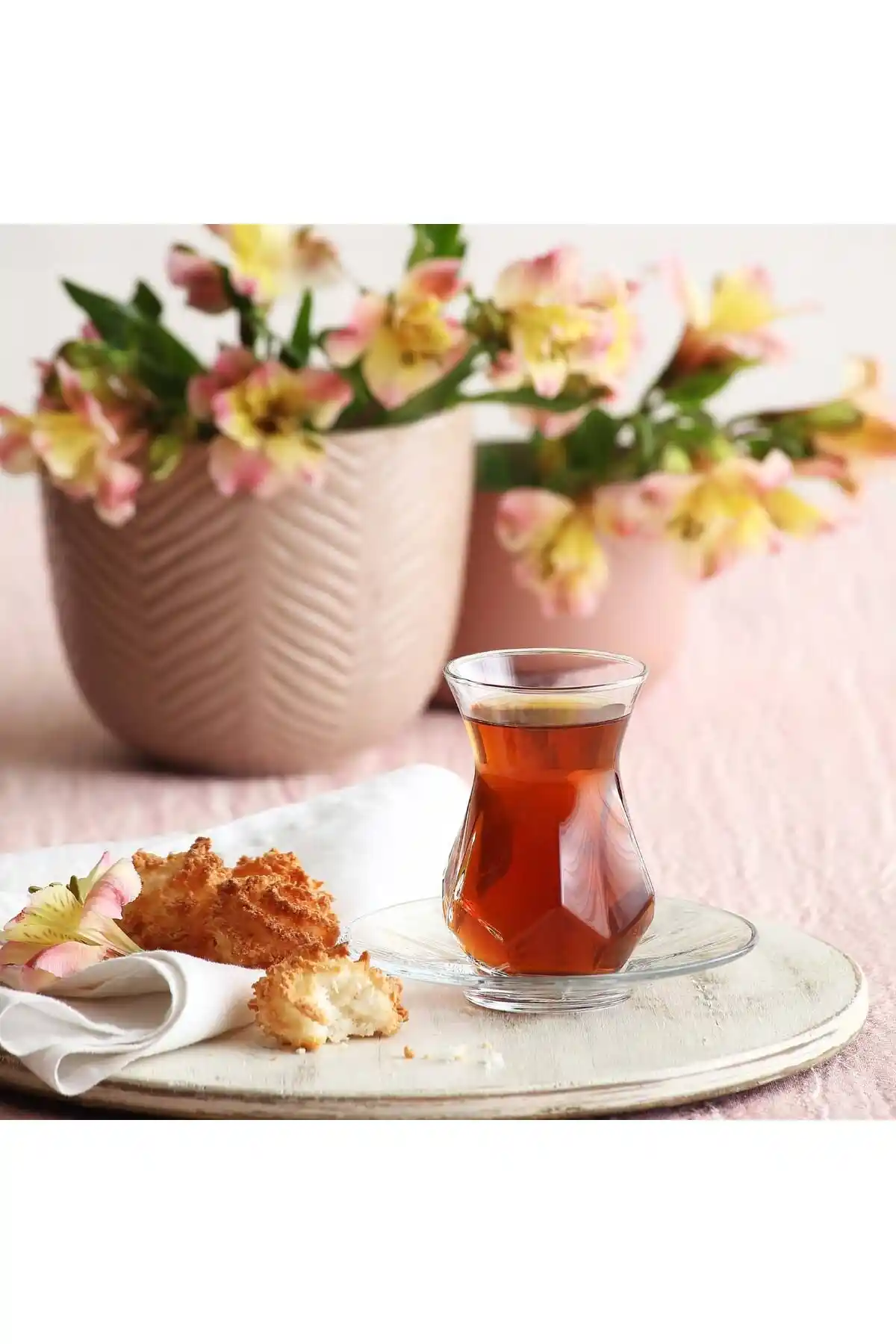 LAV Alya 6'lı Çay Bardağı Seti Şık ve Pratik Tasarımıyla Günlük Kullanım İçin Uygun